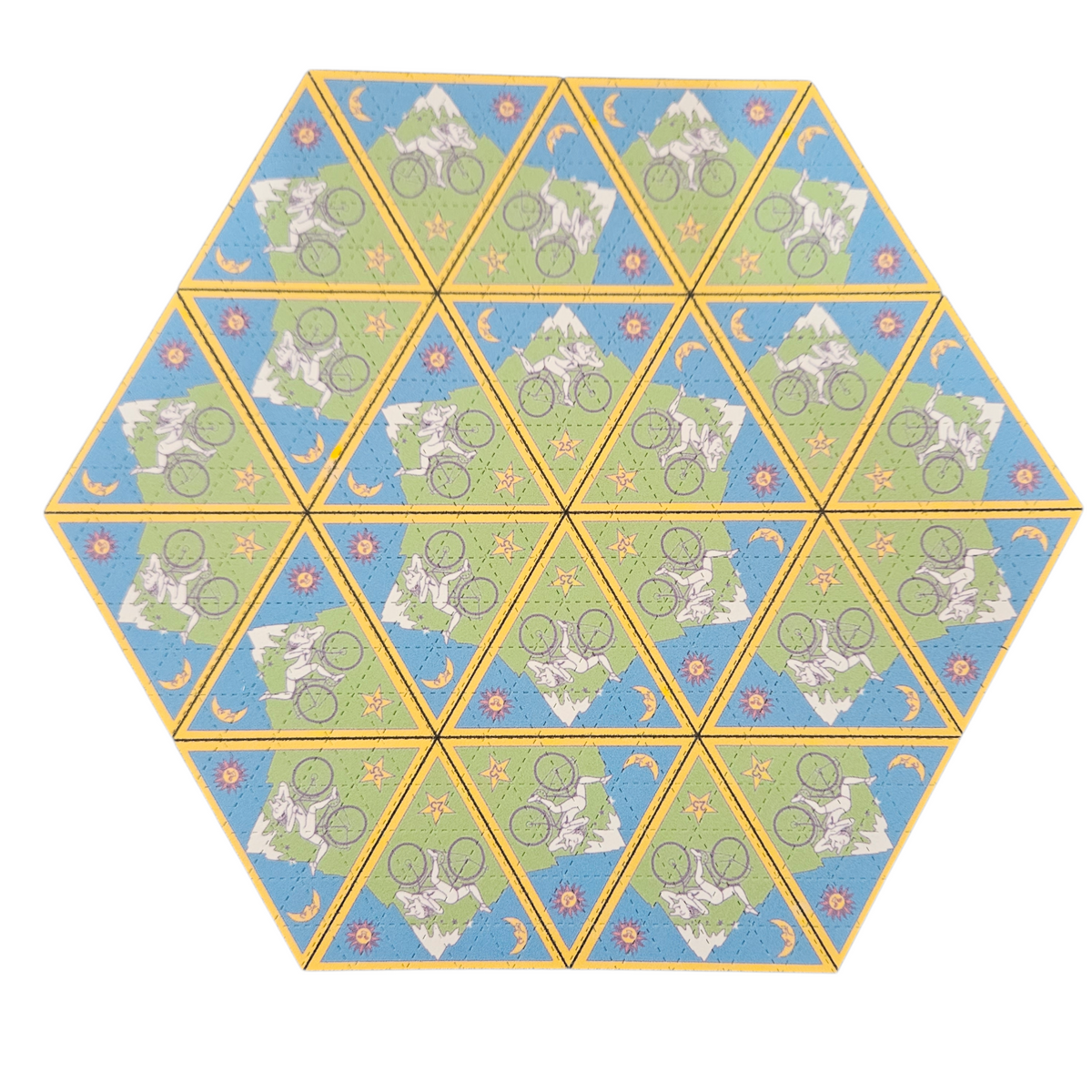 European Blotter | Triangle Bicycle Day