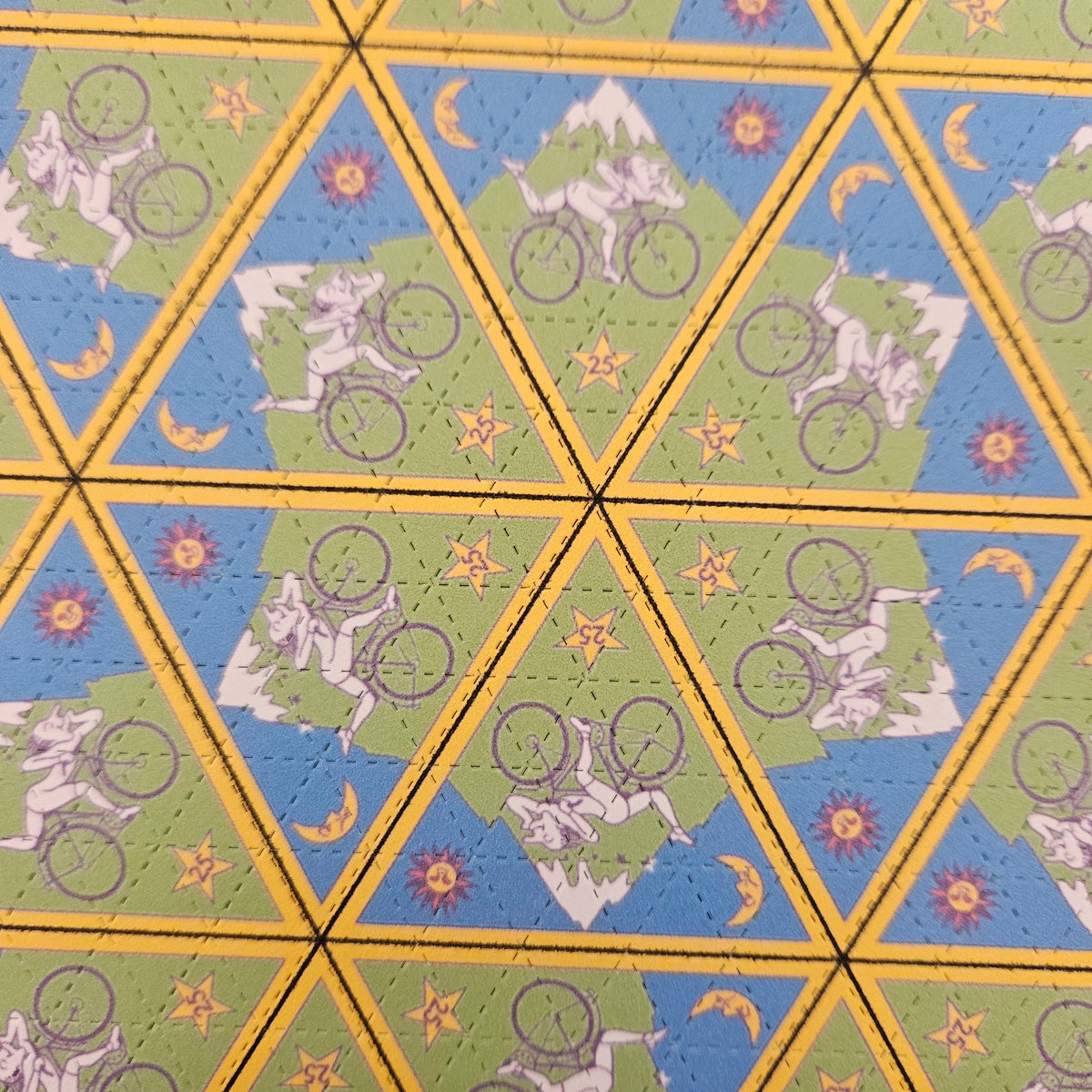 European Blotter | Triangle Bicycle Day